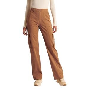 Abercrombie & Fitch Relaxed Cargo Pants Women's 2/26 in Light Brown